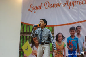 Promising Filipino singing 12-year old stage-actor Julien Joshua “JJ” Millanes Dolor, was recently announced by World Vision as the newest and youngest ambassador for children in the Philippines.