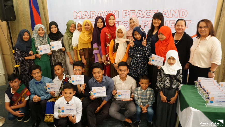 World Vision Development Foundation, Inc. recognized the effort of its partners in supporting the Marawi Peace and Protection Project during a ceremony held at Marianne Suites, Cagayan de Oro City last June 28, 2019.