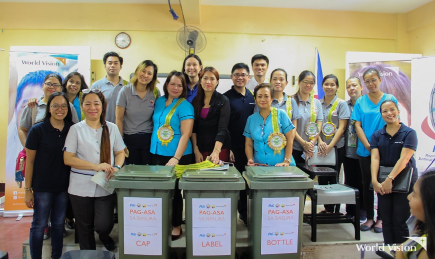 World Vision and Procter & Gamble (P&G) Philippines together with Department of Education Malabon Division Office launched the “Pag-asa sa Basura” campaign