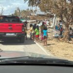 Children in Leyte flock the streets to beg from motorists