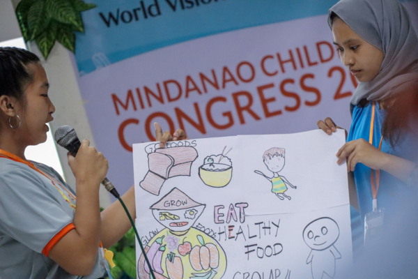 Filipino children: Hunger is a challenge, a problem